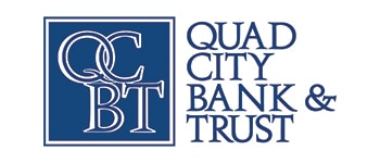 Quad City Bank and Trust logo.