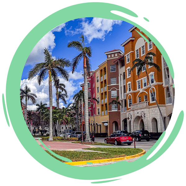 street scene from Naples Florida